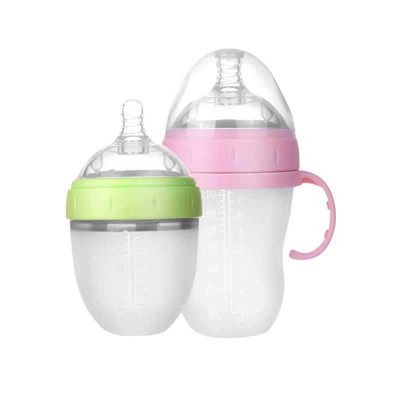 BPA Free Silicone Baby Bottle