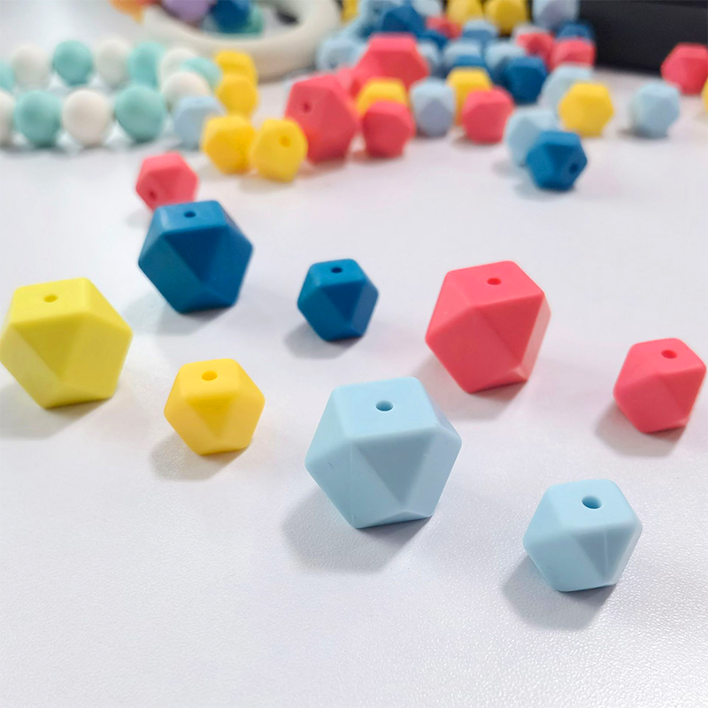 Chewable Silicone Flat Beads