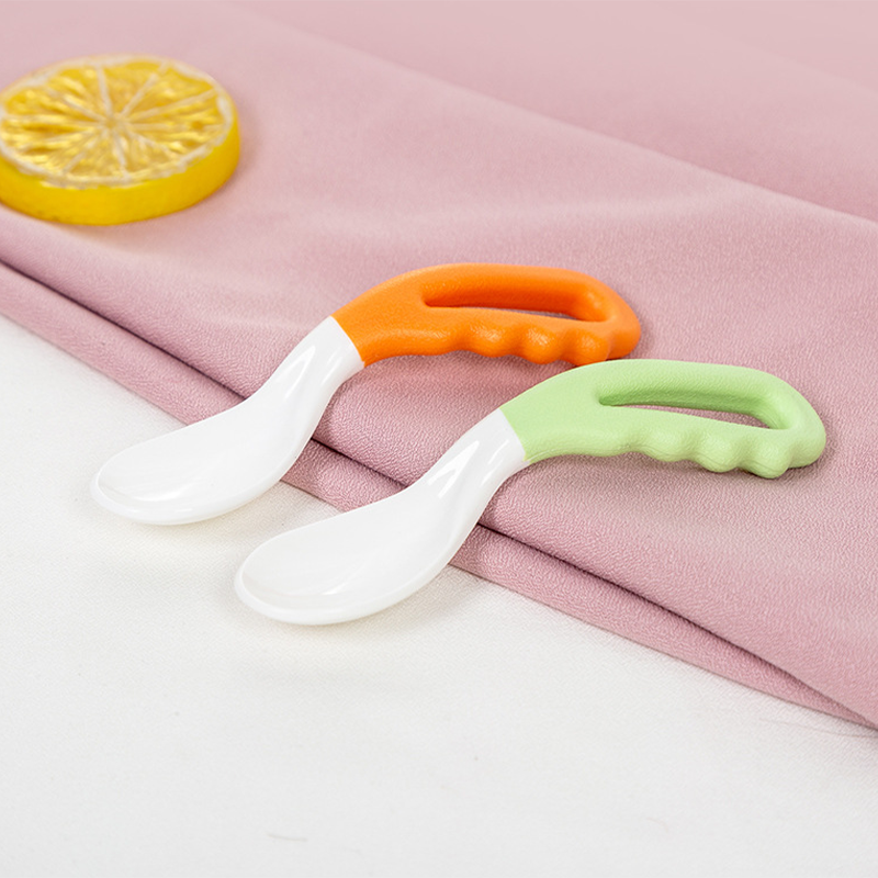 Curved Silicone Baby Spoon