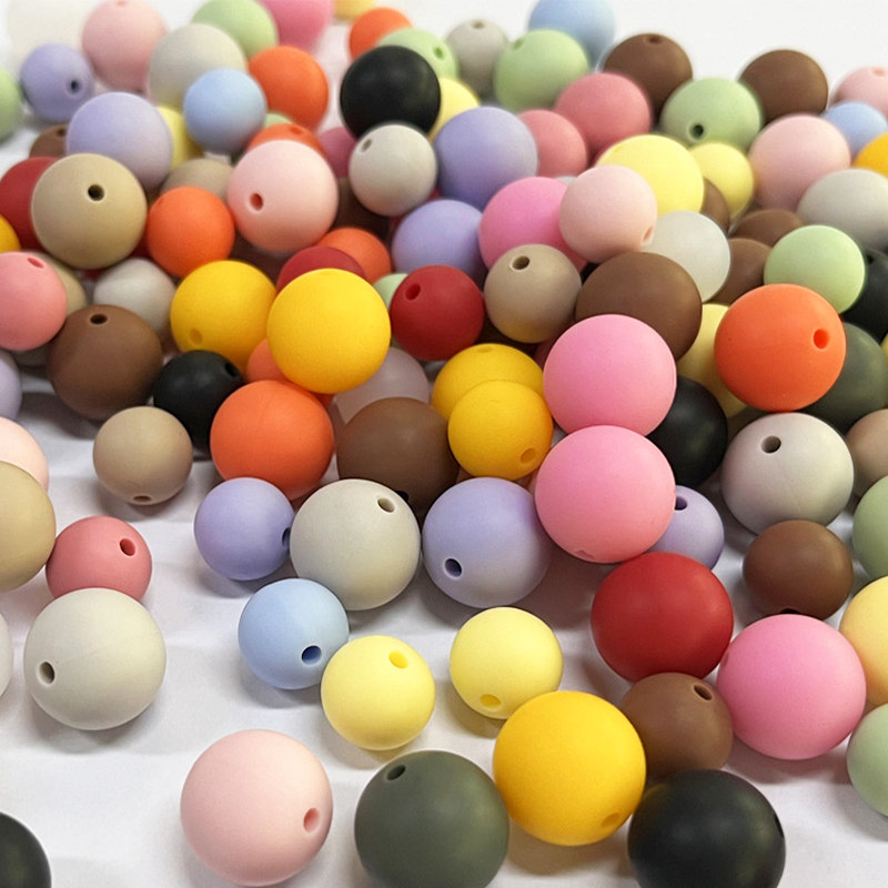 Eco friendly Chewable Silicone Beads