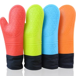 Extra Long Silicone Oven Mitts