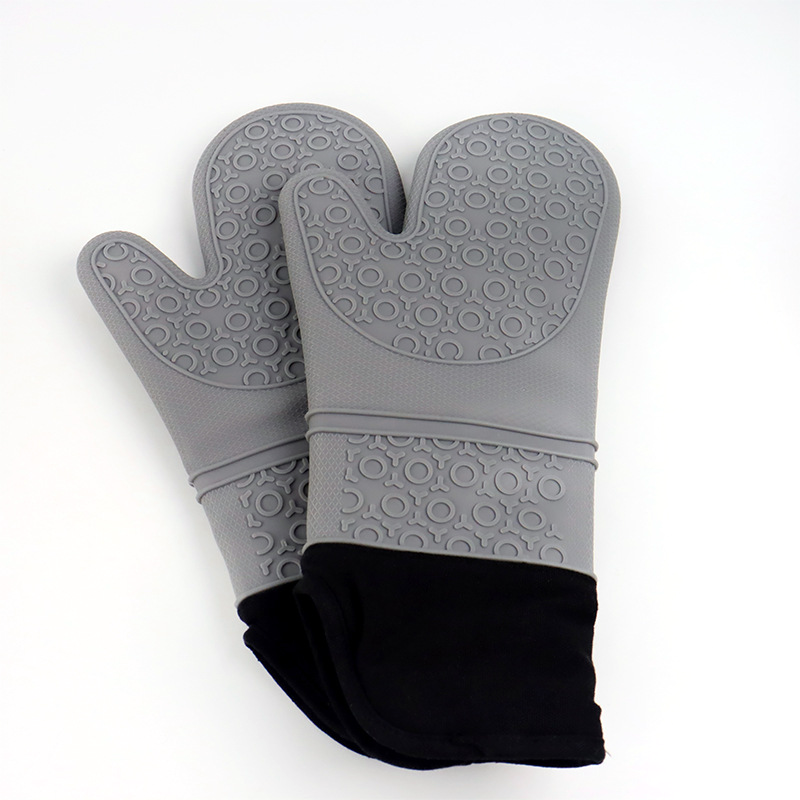 Heat insulating Silicone Oven Mitts