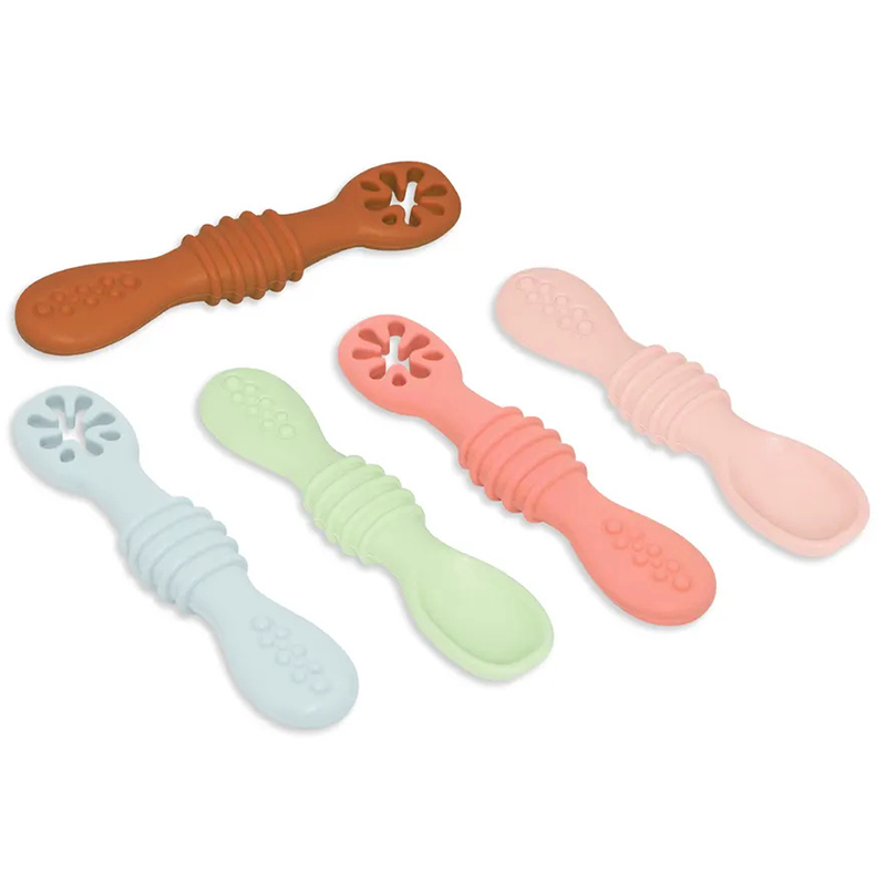 Silicone Self Feeding Baby Spoon