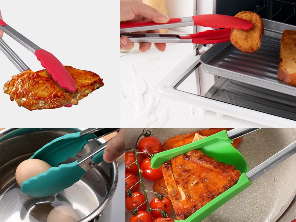 Silicone Tongs Application