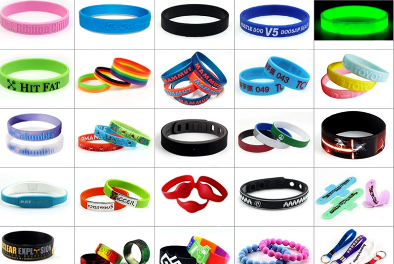 Silicone Wristbands Customization Scope